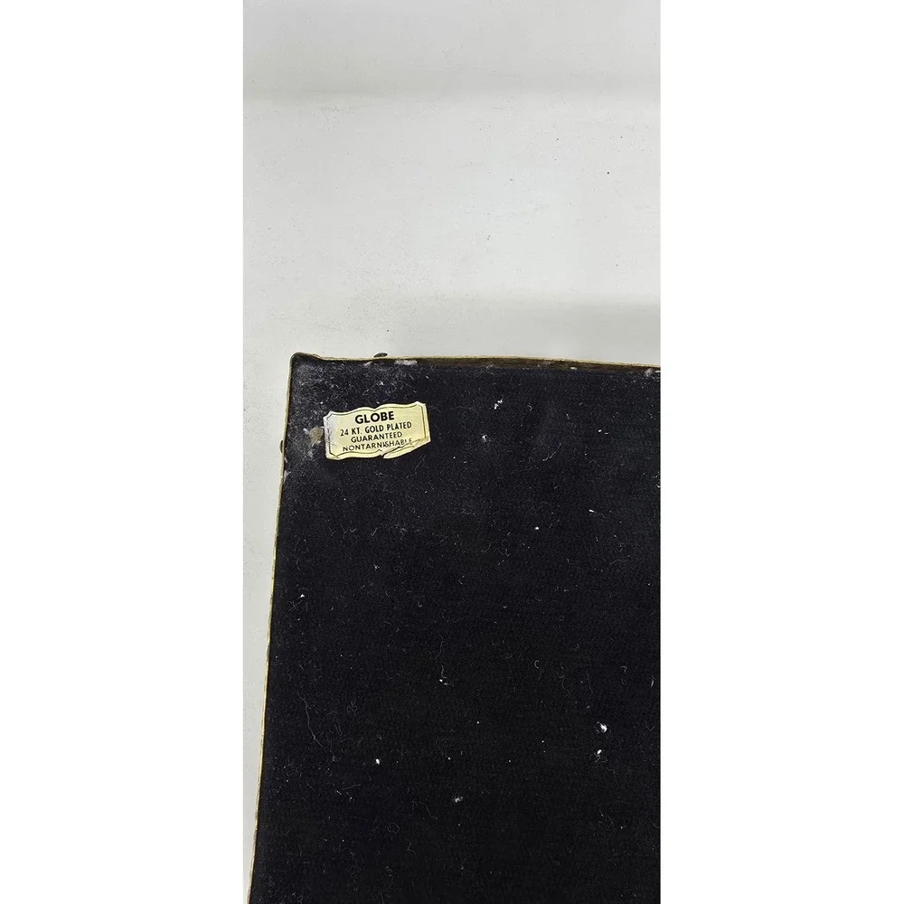 Vtg tissue box Holder 24 Kt gold plated filigree floral